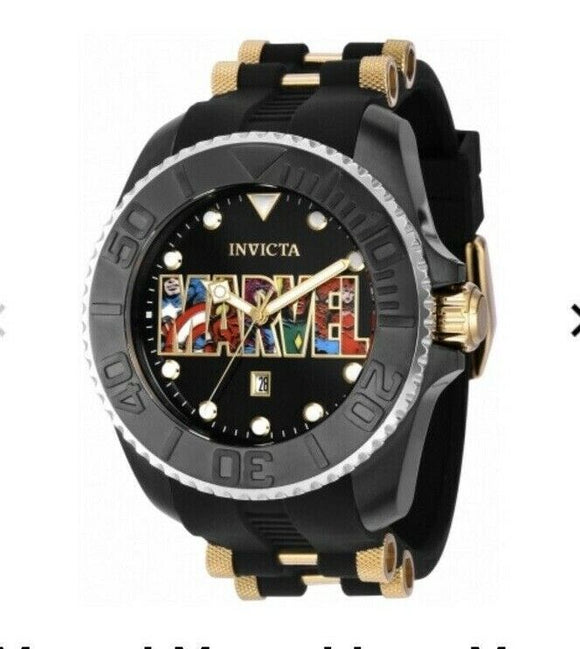 Invicta Model 36415 Mens Quartz Watch Marvel Men Logo 2/4000