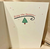 Happy Holiday Greeting Card w/Envelope NEW