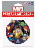 Arizona Wildcats Marvel Avengers Perfect Cut Decal 4"x4"