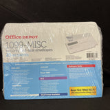 Office Depot 1099-MISC Double-Window 25 Recipient Security Self-Seal Envelopes