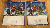 Set Of 2 Avengers Gift Bags 12.5” X 10” X 5” NEW