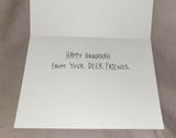Hanukkah Greeting Card W/Envelope NEW