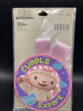 Hallmark Disney Doc McStuffins "Cuddle Expert" Sheep Character Medal Necklace