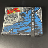 Buckle Down Black Panther Action Pose Comic Blocks Mens Bifold Wallet Marvel