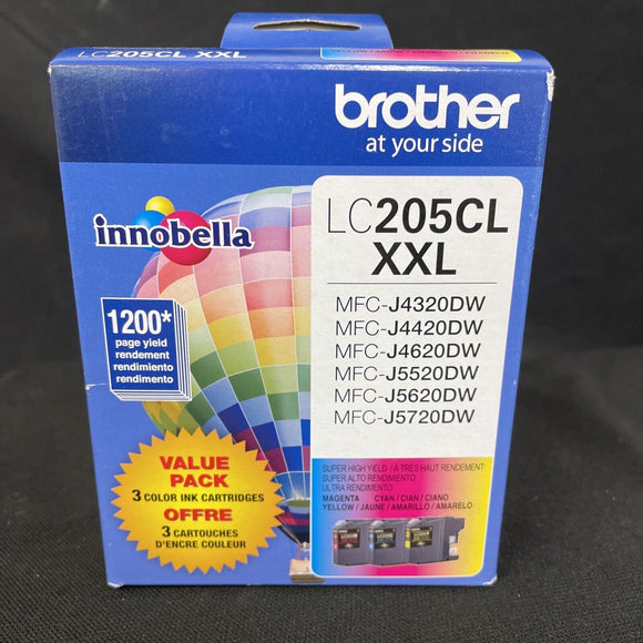 Genuine Brother LC-205 CL XXL Ink Cartridge for J5620 5720DW  Exp 10/2023