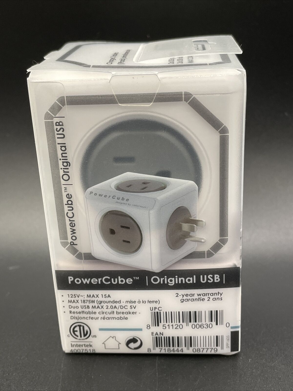  USB Wall Plug, Allocacoc PowerCube, Original