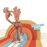 Marvel's Guardians of the Galaxy Groot-ful You're My Dad 3D card Lovepop NEW