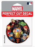 San Francisco Giants Marvel Avengers Perfect Cut Decal 4"x4"
