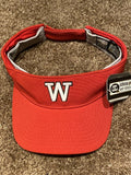 Outdoor Mvp Series Sun Visor Cap With “W” Logo. One Size Fits Most New