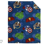 Marvel Avengers Fight the Foes Super Soft Toddler Blanket