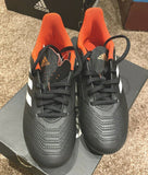 Adidas Predator 18.4 FxG J Black/White/Red Sz 1.5 NEW