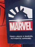 LIQUID X MARVEL SPIDER-MAN JERSEY WOMENS SZ MEDIUM