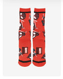 Marvel Spiderman Chibi Miles Morales Mens Socks Size 6-12