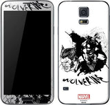 Wolverine Outline Galaxy S5 Skinit Phone Skin Marvel NEW