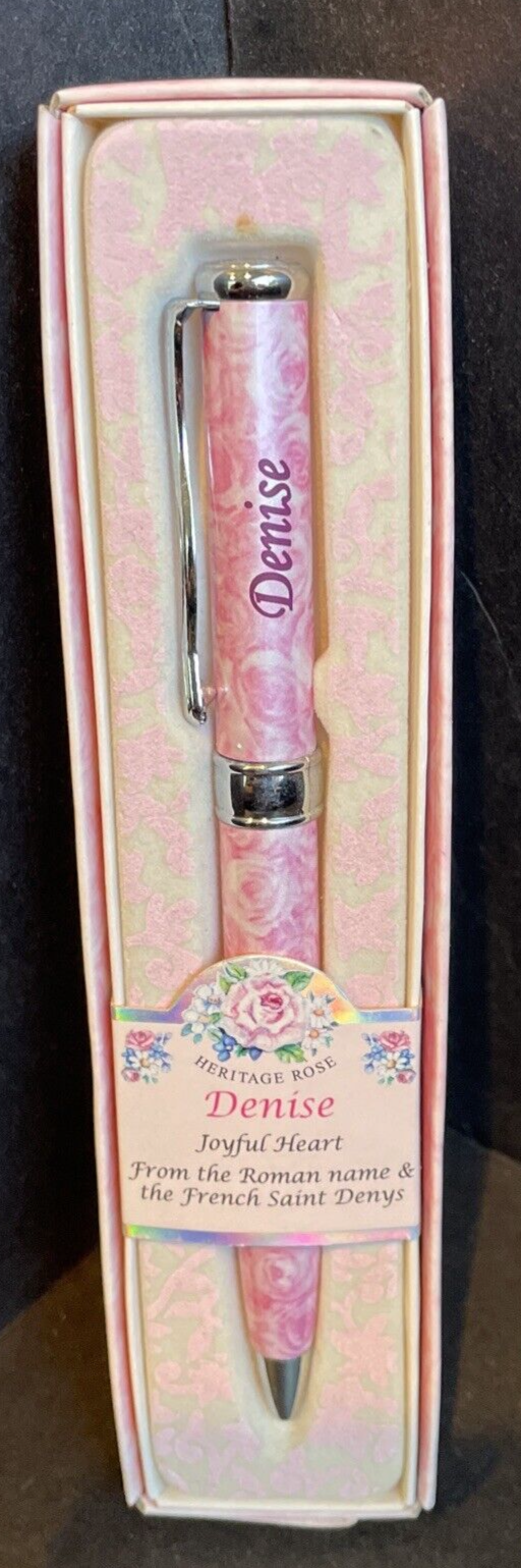 Marie-Chantal Boxed Pen Heritage Rose “Denise” Ink Pen With Box Great Gift New