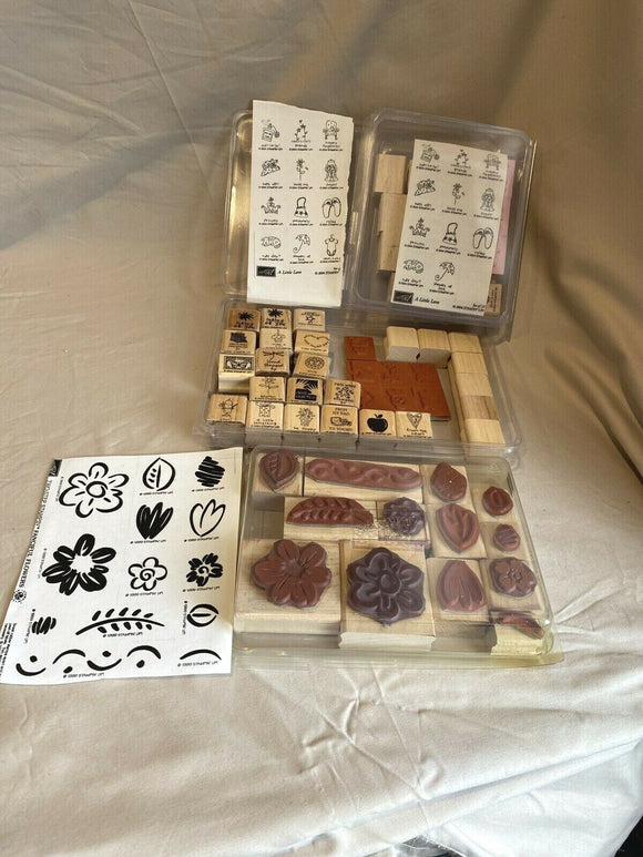 Stampin Up Sets Fanciful Flowers A Little Love + Bonus Stamps