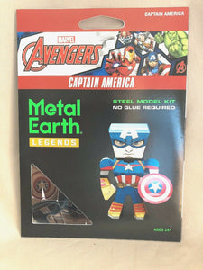 Captain America Metal Earth Legends 3D Steel Model Kit New Marvel Avengers NEW