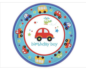 All Aboard 1st Birthday 7” Cake Plates (18 Count)