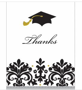 Thank You Graduation Cards and Envelopes 50ct