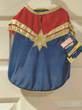 Marvel Avengers Captain Marvel Dog T-Shirt Size XS NEW
