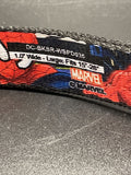 Buckle Down The Ultimate Spider-Man Swinging Poses Dog Collar WSPD035 Sz L Marvel