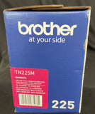New Genuine Brother TN-225 Magenta High Yield Toner Cartridge (TN225M)