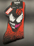 Marvel Venom Carnage Athletic Socks Mens Shoe Size 8-12