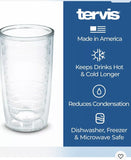 Tervis 16oz Captain Marvel Insulated Tumbler W/Blue Wrap and Lid Clear