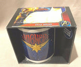 Captain Marvel Higher Further Faster Blue Coffee Mug Tea Cup - Boxed NEW