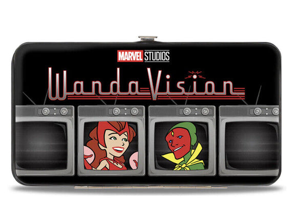 Buckle Down Wandavision Cartoon Scarlet Witch & Vision Marvel Hinged Wallet