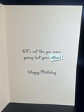 Funny Birthday Greeting Card w/Envelope