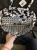 Vera Bradley Metropolitan Night & Day Blk & White Floral NWT