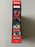 Buffalo Games  Spider Man Puzzle  Swinging Into the Holidays  500 pieces - New