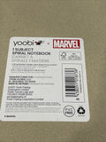 Yoobi Unicorn Spiderman Marvel 100 Sheet College Ruled Spiral Notebook W/Pocket Folder