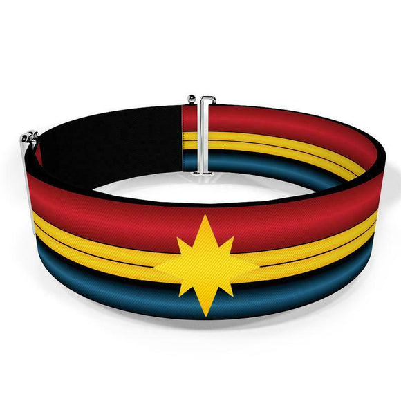 Captain Marvel 2019 Movie Cinch Waist Belt With Star Logo Buckle-Down Prodts NEW