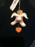 Pink Lily Prayer Angel Orn by the Encore Group made by Russ Berrie NEW