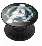 PopSockets: PopGrip w/Swappable Top for Phones &Tablets Shattered Avengers Logo