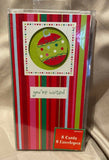 Holiday Buzz Ornament Stripe Christmas Holiday Cocktail Party Deluxe Invitations