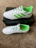 Adidas Copa 19.3 FG J White/Lime Sz 4.5 Soccer Cleats NEW