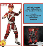 Rubies Youth Black Widow Red Guardian Costume Size M(8-10)