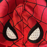 Marvel Spiderman Zip Up Hoodie Mask Kids Sweatshirt Size 5/6