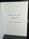 Birthday Greeting Card w/Envelope