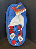 Marvel Spiderman Kids Fuzzy Babba Slipper Socks S/M Shoe Sz 8-13