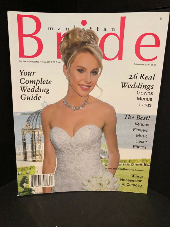 MANHATTAN BRIDE MAGAZINE FALL/WINTER 2016   Weddings Bridal Fashion New Beauty