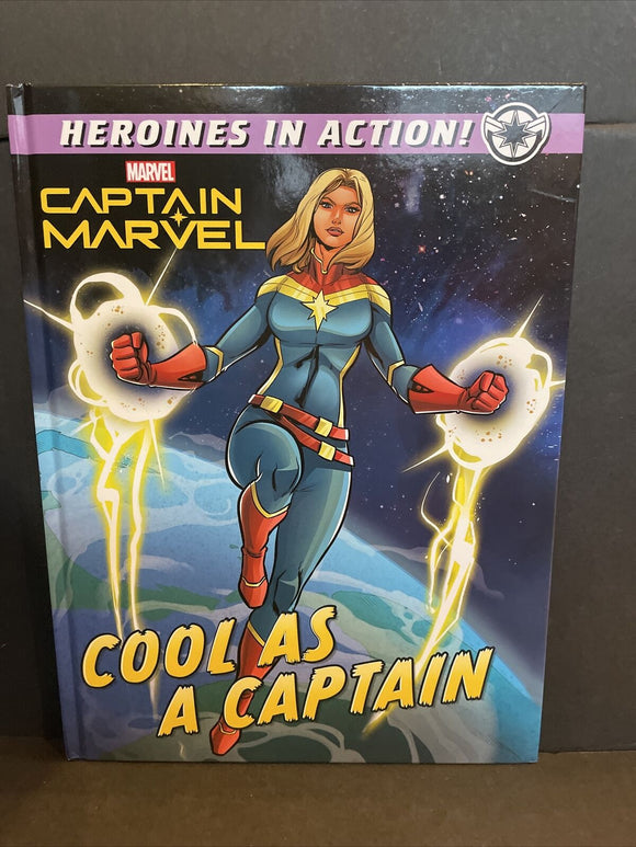 Heroines in Action Captain Marvel Cool As A Captain Hardcover New