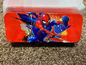 Marvel The Amazing Spider-Man Tin Pencil Case THAMM! BRAND NEW