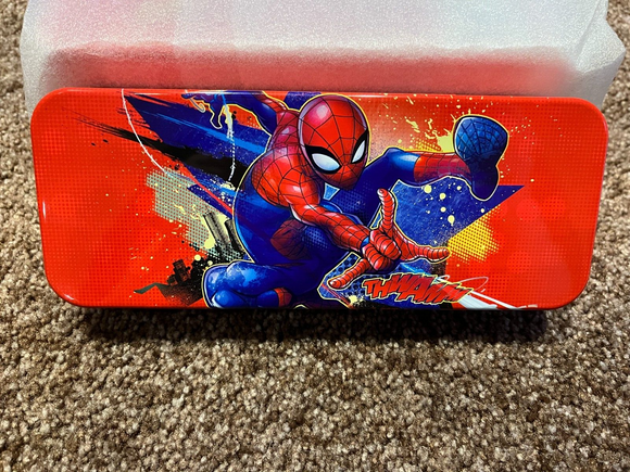 Marvel The Amazing Spider-Man Tin Pencil Case THAMM! BRAND NEW
