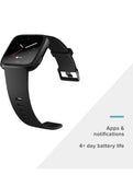 Fitbit Versa Smart Watch One Size S&L Bands Wristband NEW BLACK Band