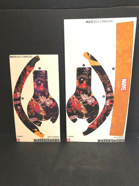 Marvel Deadpool Shiver Me Timber Beats Solo 2 Wireless Skinit Skin NEW