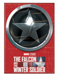 Marvel FalWiSold Falcon and Winter Soldier Icon Ata-Boy Magnet 2.5" X 3.5"